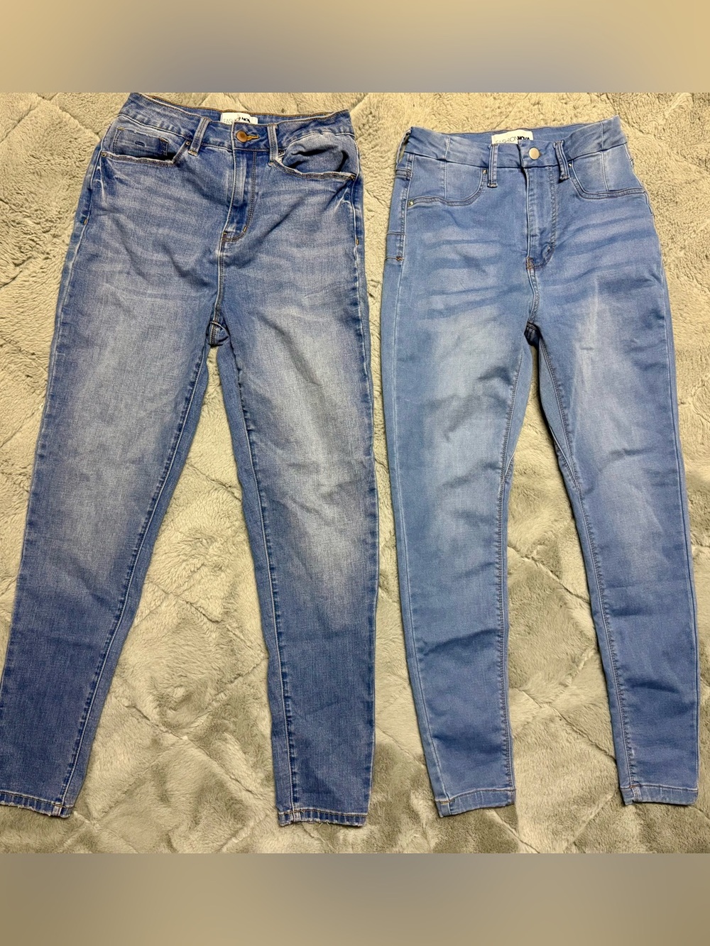 High Waisted Fashion Nova Skinny Jeans (2 pair) Size 9